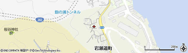 長崎県長崎市岩瀬道町周辺の地図