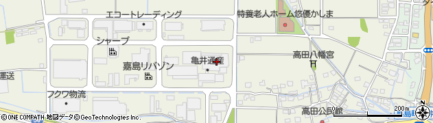 亀井通産株式会社フードサービス部周辺の地図