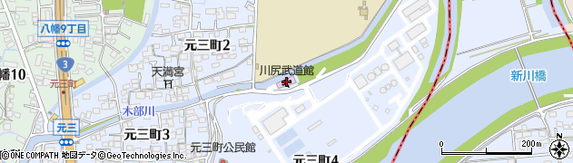 熊本市立　川尻武道館周辺の地図