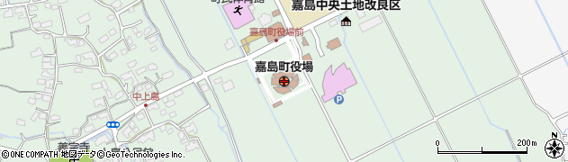 熊本銀行嘉島町役場 ＡＴＭ周辺の地図