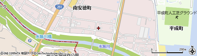 中安徳町第二公園周辺の地図