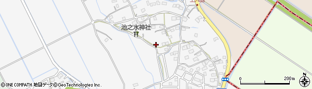 熊本県上益城郡嘉島町上六嘉1291周辺の地図