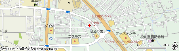 プラージュ美容嘉島店周辺の地図