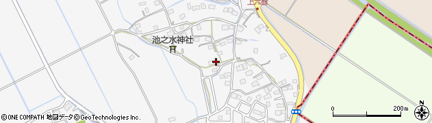 熊本県上益城郡嘉島町上六嘉1287周辺の地図