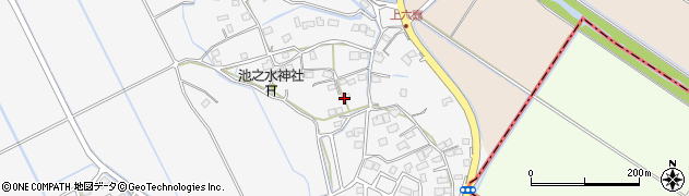 熊本県上益城郡嘉島町上六嘉1306周辺の地図