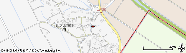 熊本県上益城郡嘉島町上六嘉237周辺の地図
