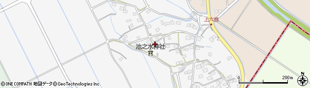 熊本県上益城郡嘉島町上六嘉1355周辺の地図