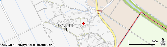 熊本県上益城郡嘉島町上六嘉1324周辺の地図