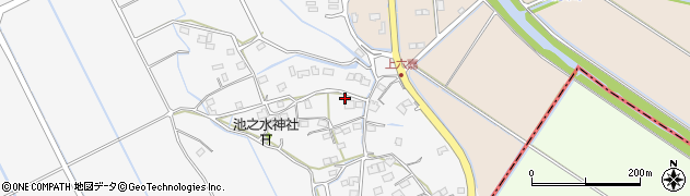 熊本県上益城郡嘉島町上六嘉1321周辺の地図