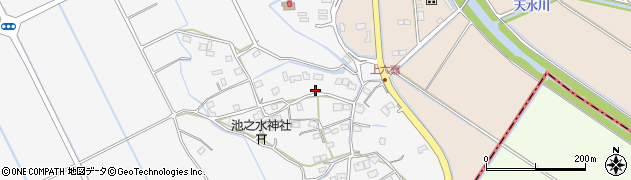 熊本県上益城郡嘉島町上六嘉1335周辺の地図