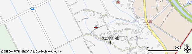 熊本県上益城郡嘉島町上六嘉1439周辺の地図