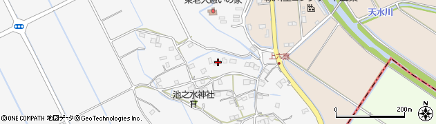 熊本県上益城郡嘉島町上六嘉1333周辺の地図