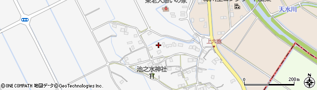 熊本県上益城郡嘉島町上六嘉1365周辺の地図