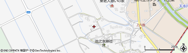 熊本県上益城郡嘉島町上六嘉1442周辺の地図