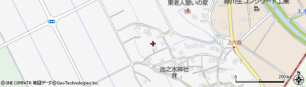 熊本県上益城郡嘉島町上六嘉1440周辺の地図