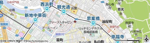 長崎県長崎市銅座町16周辺の地図