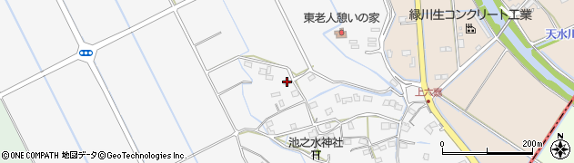 熊本県上益城郡嘉島町上六嘉1459周辺の地図