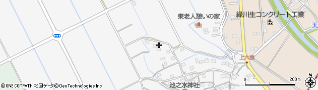 熊本県上益城郡嘉島町上六嘉1456周辺の地図