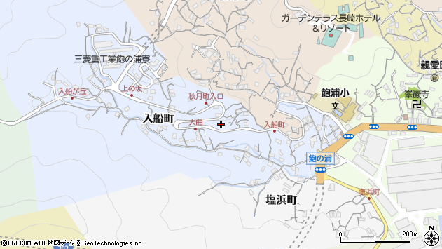 〒850-0065 長崎県長崎市入船町の地図