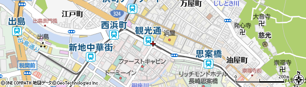 観光通駅周辺の地図