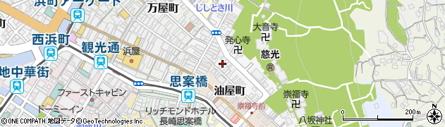 長崎県長崎市鍛冶屋町周辺の地図