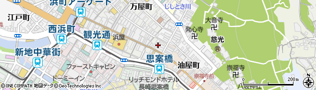 長崎県長崎市浜町11周辺の地図