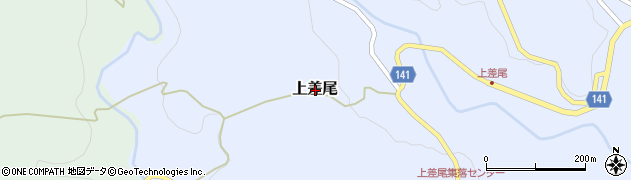 熊本県上益城郡山都町上差尾周辺の地図
