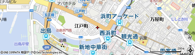 肥後銀行長崎支店周辺の地図