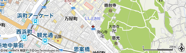 柴原貴金属店周辺の地図