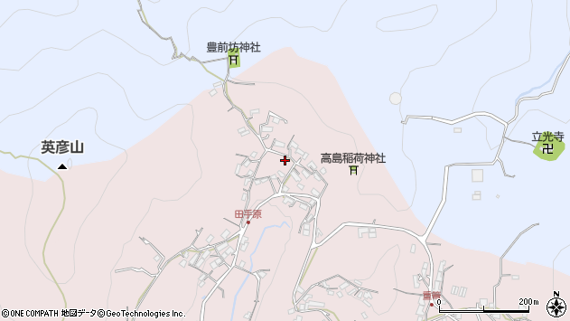〒851-0252 長崎県長崎市田手原町の地図