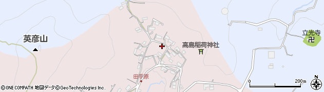 長崎県長崎市田手原町周辺の地図