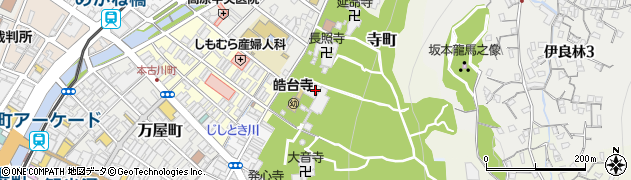 晧台寺周辺の地図