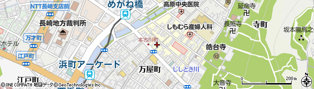 長崎の路地裏Cafe周辺の地図