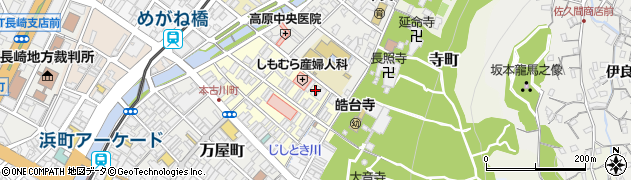 長崎市役所　福祉部高齢者すこやか支援課長崎市桜馬場地域包括支援センター周辺の地図