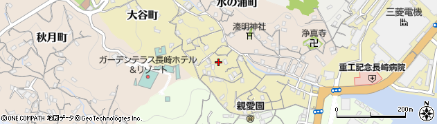 長崎県長崎市大谷町周辺の地図