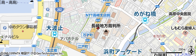 万才町パーキング周辺の地図