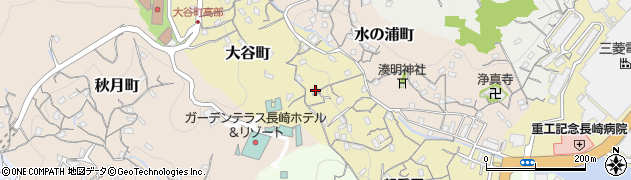 長崎県長崎市大谷町282周辺の地図
