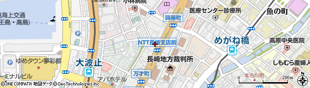 日東カストディアルサービス株式会社　長崎営業所周辺の地図