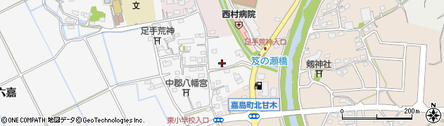 熊本県上益城郡嘉島町上六嘉2313周辺の地図