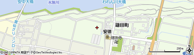 長崎県島原市鎌田町周辺の地図
