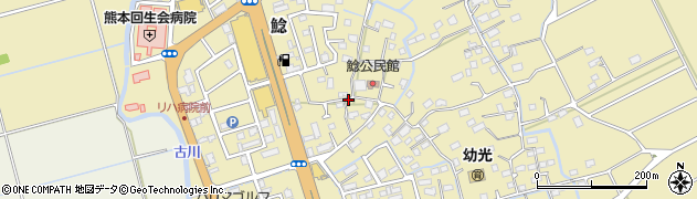 熊本県嘉島町（上益城郡）鯰周辺の地図