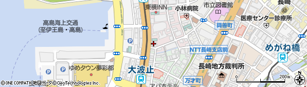西日本シティ銀行長崎支店周辺の地図