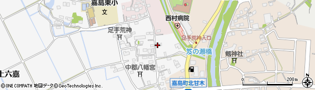 熊本県上益城郡嘉島町上六嘉2304周辺の地図