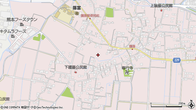 〒861-4117 熊本県熊本市南区護藤町の地図