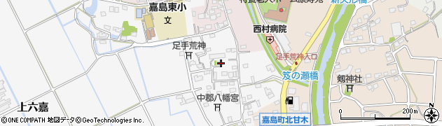 熊本県上益城郡嘉島町上六嘉2272周辺の地図