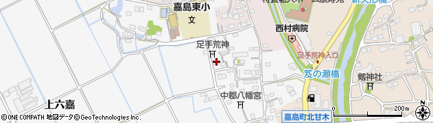 熊本県上益城郡嘉島町上六嘉2234周辺の地図