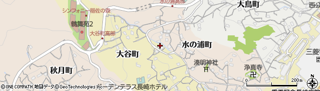 長崎県長崎市大谷町318周辺の地図