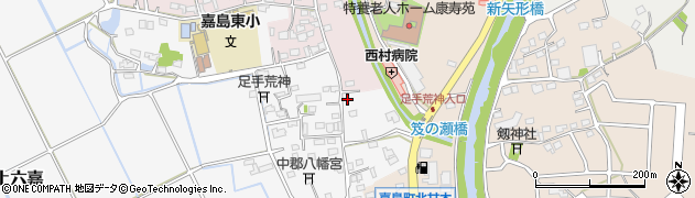 熊本県上益城郡嘉島町上六嘉2265周辺の地図