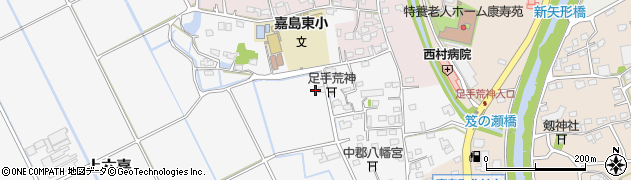 熊本県上益城郡嘉島町上六嘉2107周辺の地図