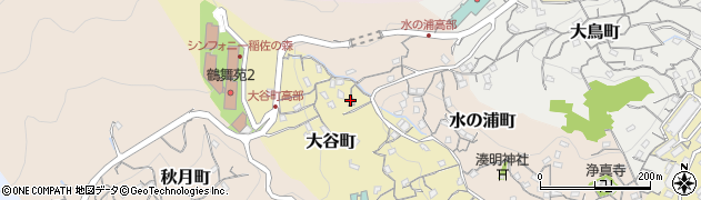 長崎県長崎市大谷町363周辺の地図